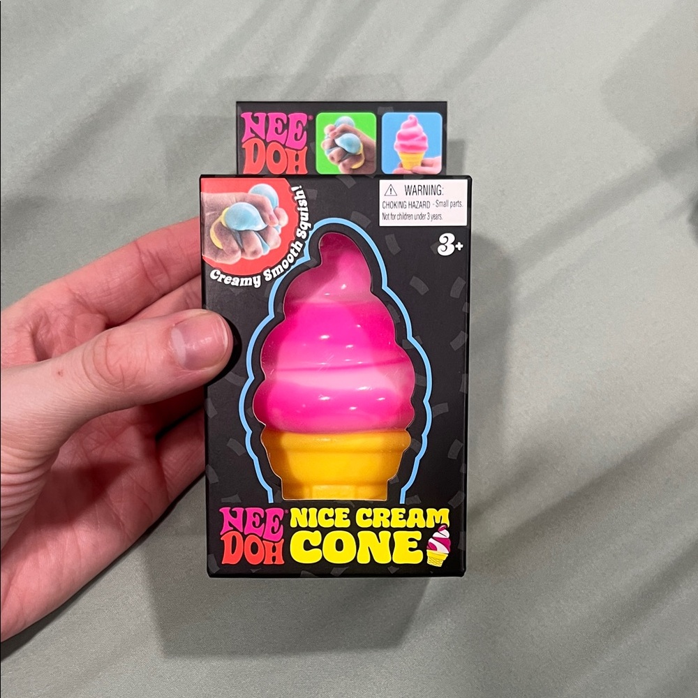 Nice Cream Cone Kids Toy - Pink & Yellow
